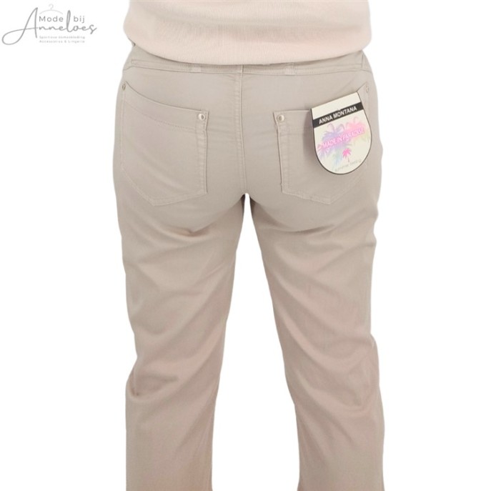 Anna Montana 1306 Slimfit capri Sand